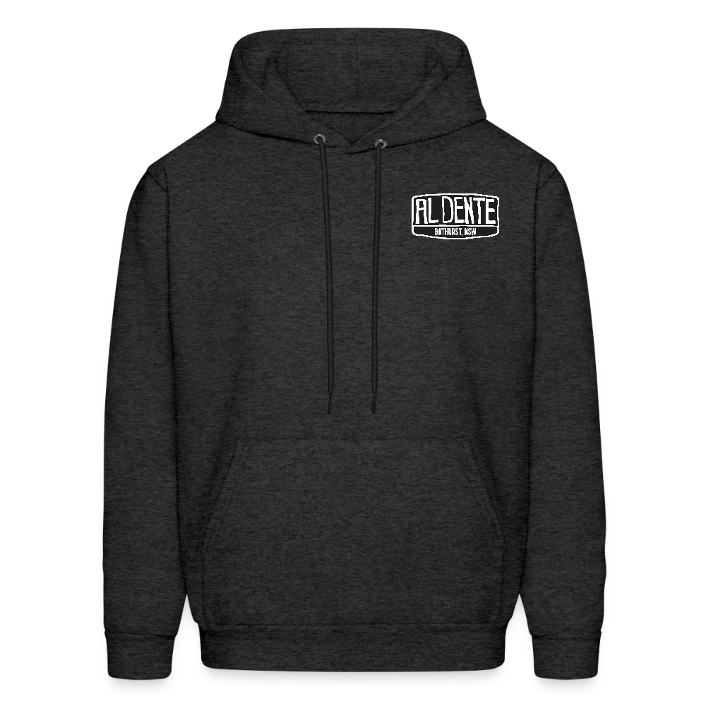 Al Dente's Hoodie - charcoal grey